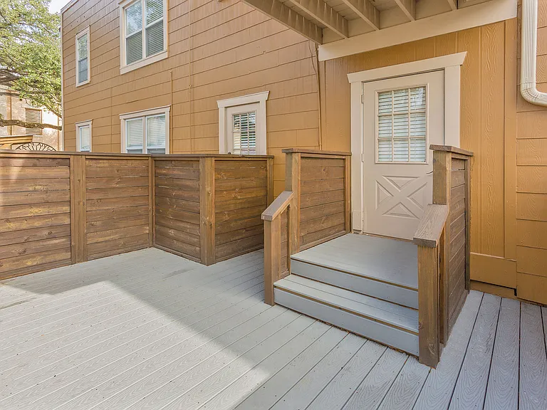 private patio