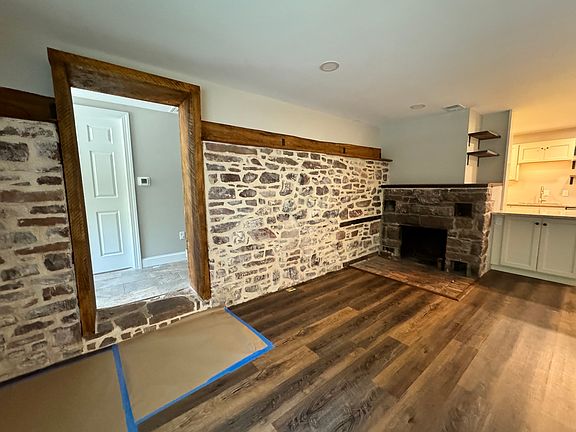 Living Room and Fireplace