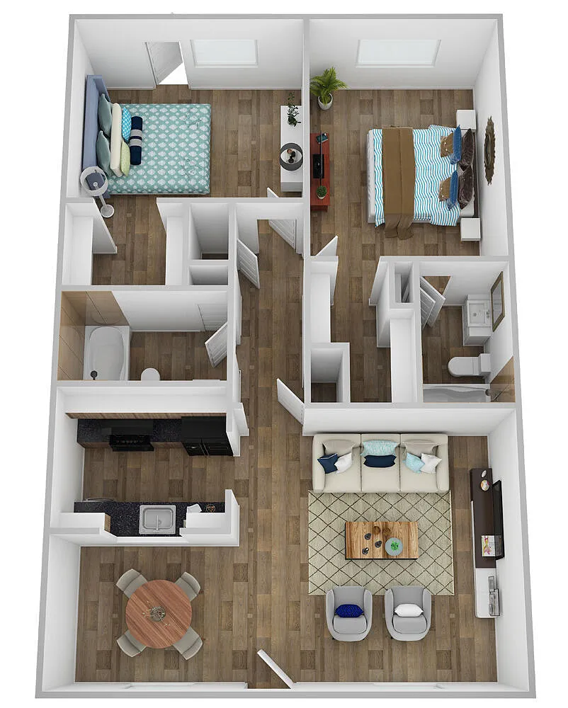 Floor plan 2 Bedoom C