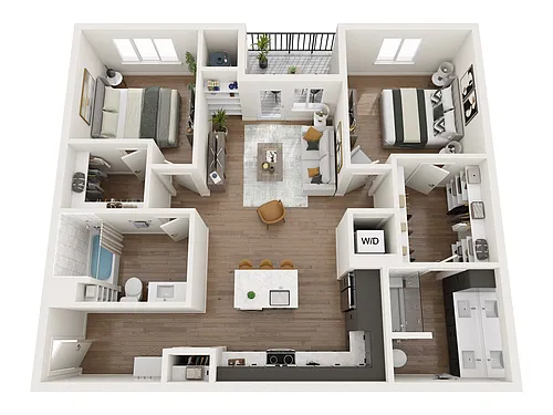 Floor plan 2B