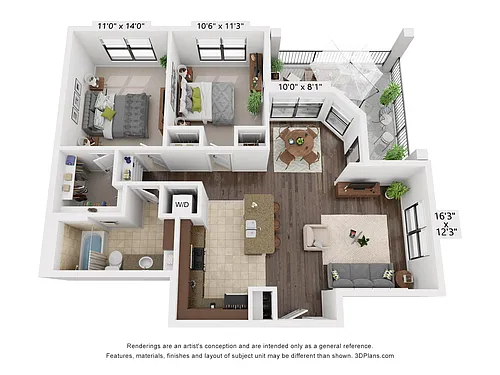 Floor plan B1