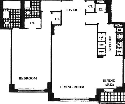 1st image of 60 W 57th St APT 17A