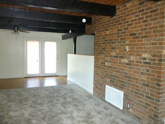 brick accent wall