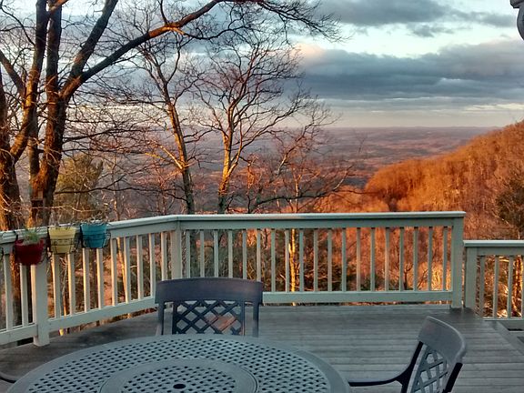 winter morning from our deck