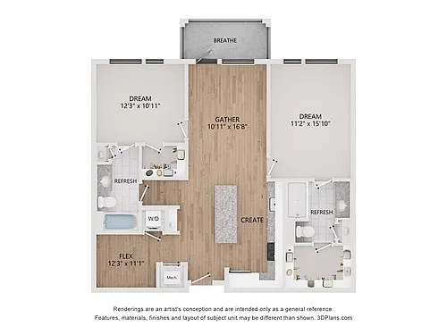Floor plan F3