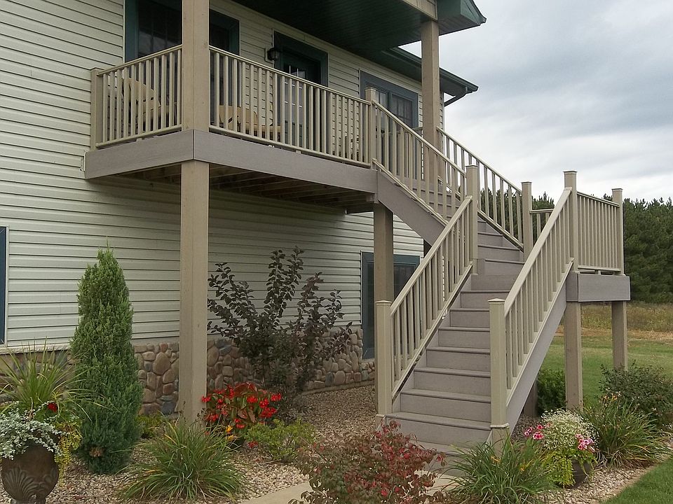 Front Stairway and Landscape