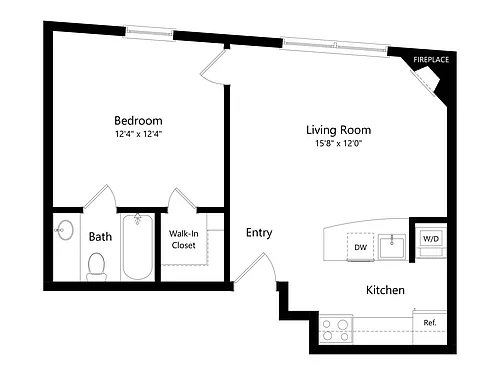 Floor plan The Lofts at Shiplock Watch - A2