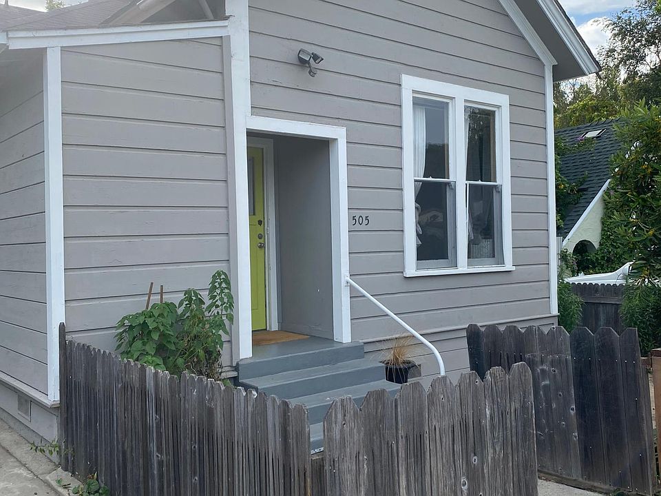Fenced front yard