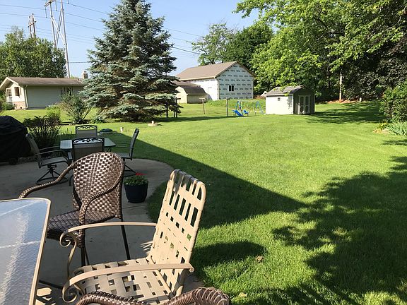 Patio and back yard