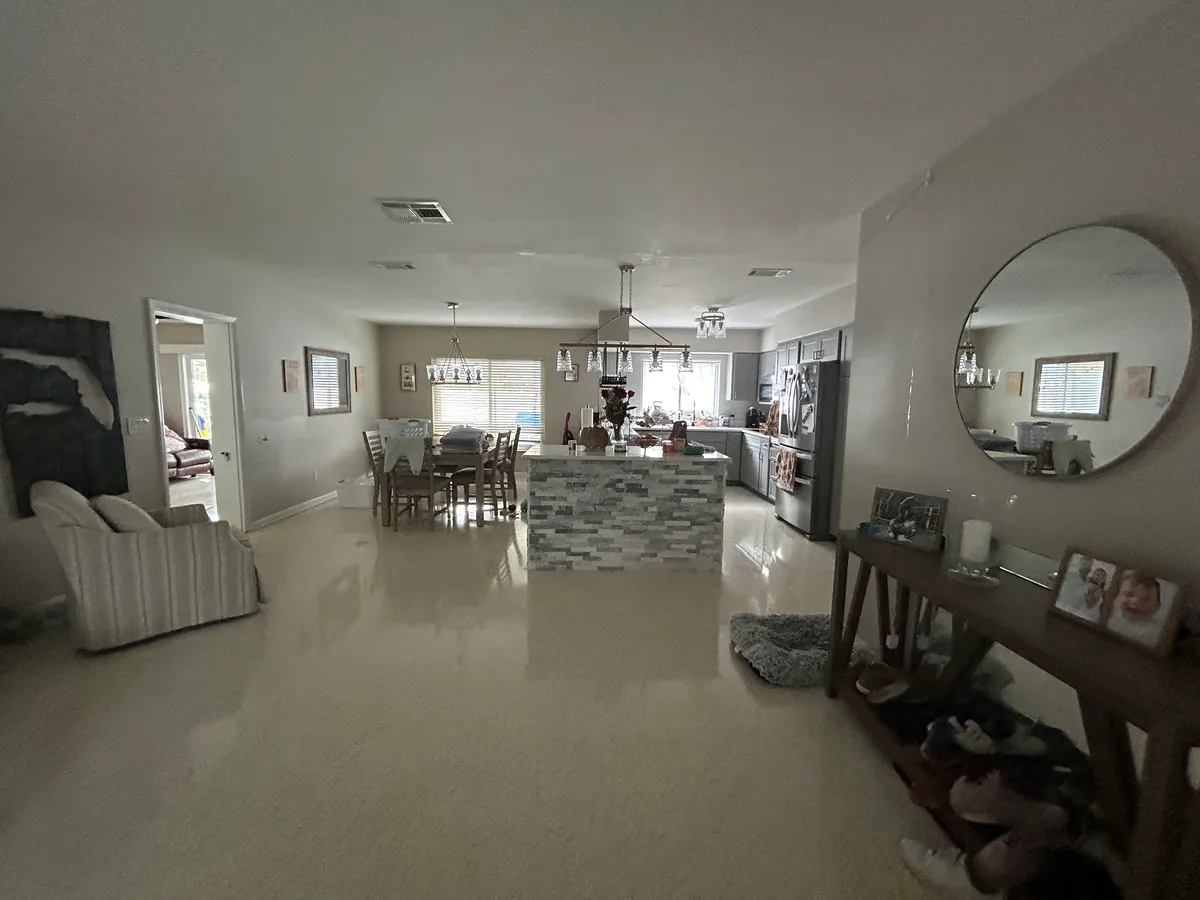 Foyer with kitchen and dining room view - 3418 Picwood Rd