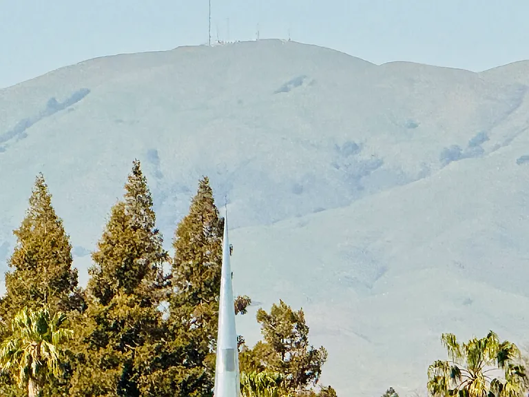 View of Mt. Hamilton Range from Living Room 3