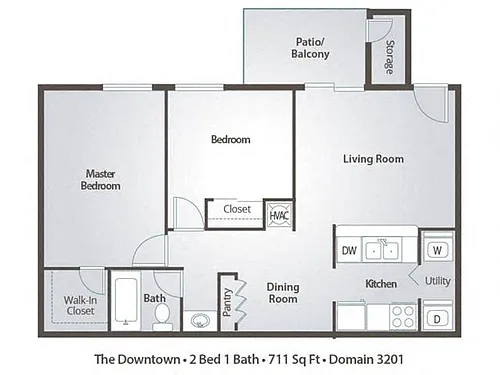 Floor plan The Downtown