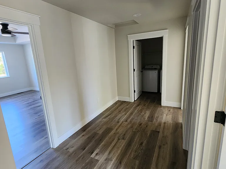 Wide upstairs hallway