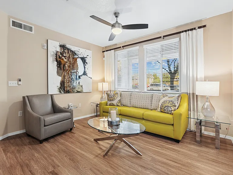 Welcome to Highland Groves at Morrison Ranch, where contemporary design meets comfort. Enjoy a stylish living space with large windows that flood the room with natural light and modern furnishings. Elevate your lifestyleschedule a tour today!