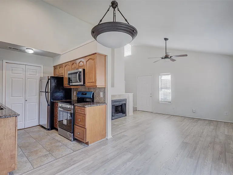 new LVP in living and dining areas