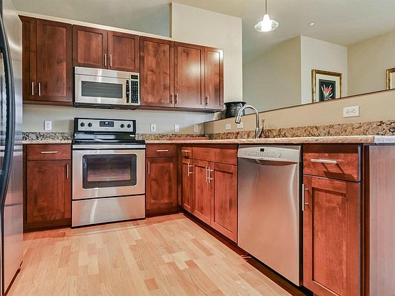 Bright and open kitchen.