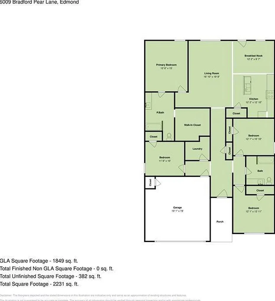 Brand New 4 Bedroom 2 Bathroom Home In Piedmont Schools (With Neighborhood Park) — Photo 2