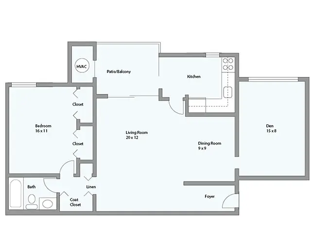 Floor plan Mirage - Den