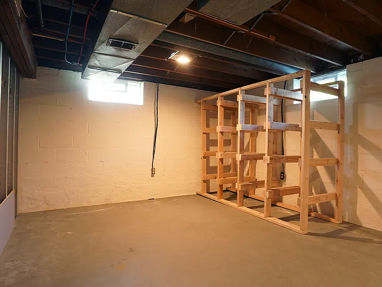 Unfinished Side of Basement