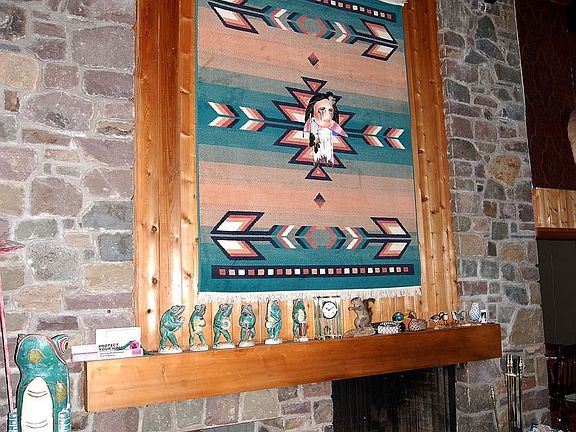 living room fireplace