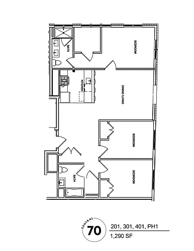 Floor plan 70-401