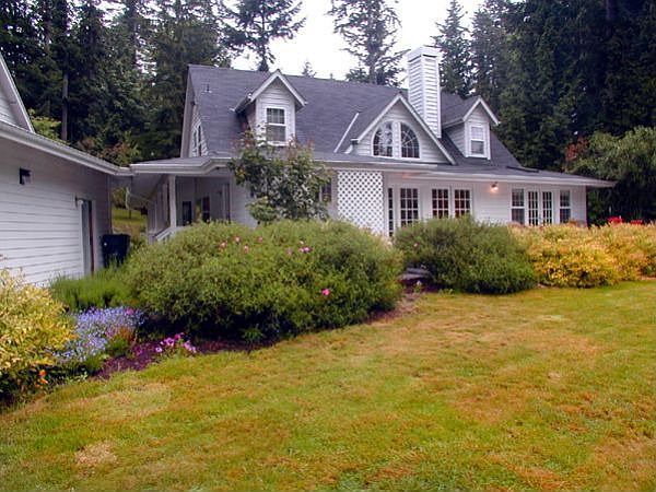 The house in the spring time.