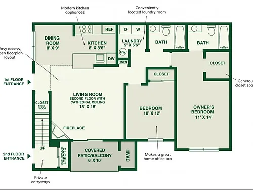 Floor plan Deerfield