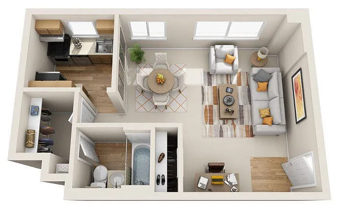 Floor plan Ascott