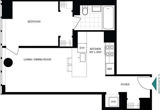 4th image of 2 Northside Piers APT 6D