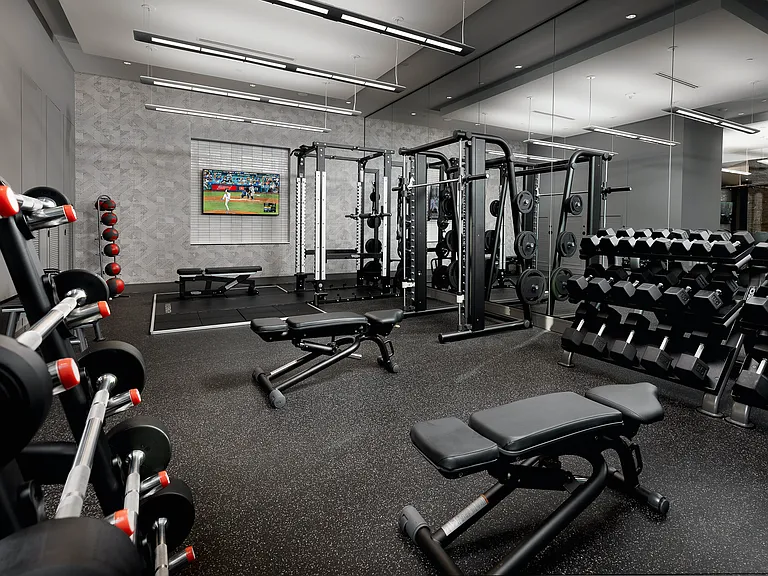 24-Hr Fitness Center - Weight Room