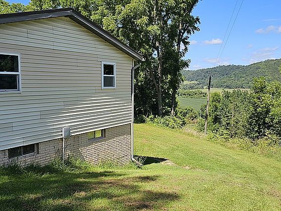 East side of house