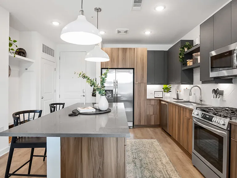 Kitchen with Stainless Steel Appliances