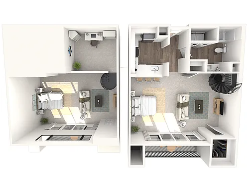 Floor plan 0x1 E1 Loft