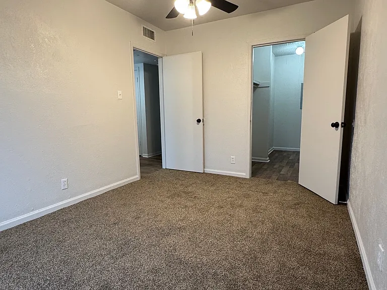 Master Bedroom Dimensions: 14' x 12' with HUGE double walk-in closets