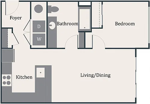 Floor plan Defiance ADA