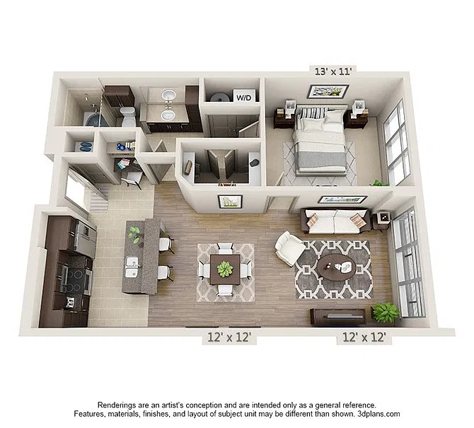 Floor plan A1B