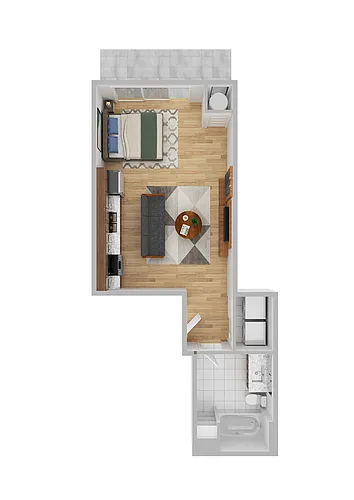 Floor plan Studio