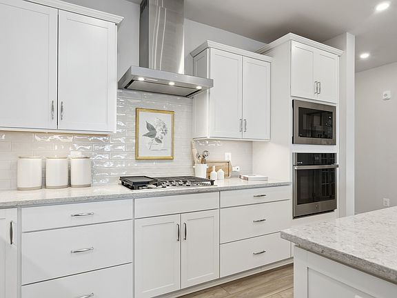 Subway tile backsplash