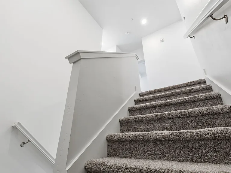 Stairs leading to second floor