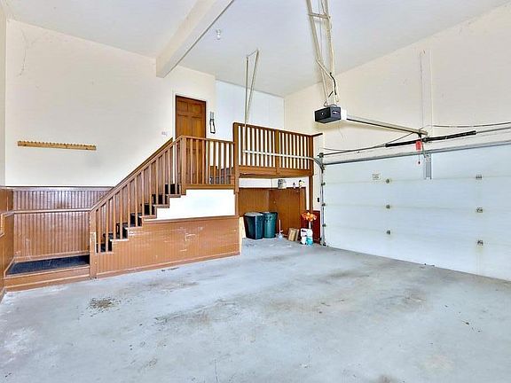 Nice spacious garage with extra storage