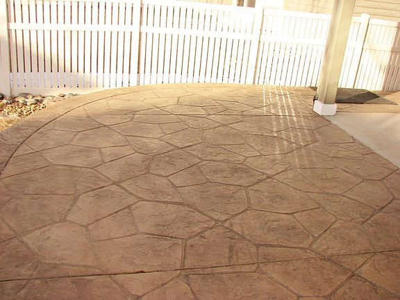 stamped concrete
