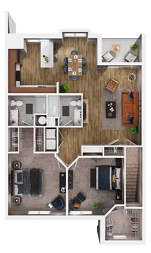 Floor plan Rockport A (second floor)