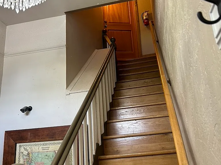 stairs up to the apartment