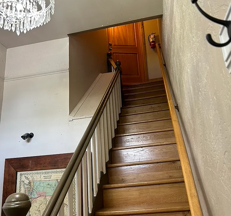 stairs up to the apartment