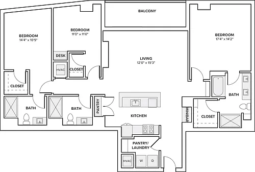 Floor plan PH1