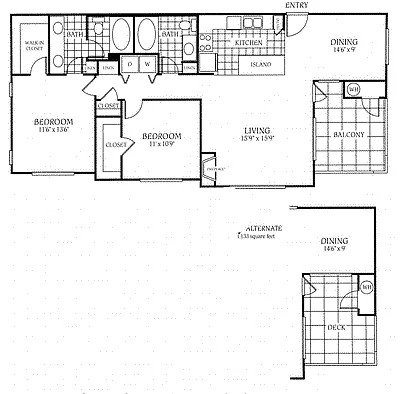 Floor plan The Barcelona