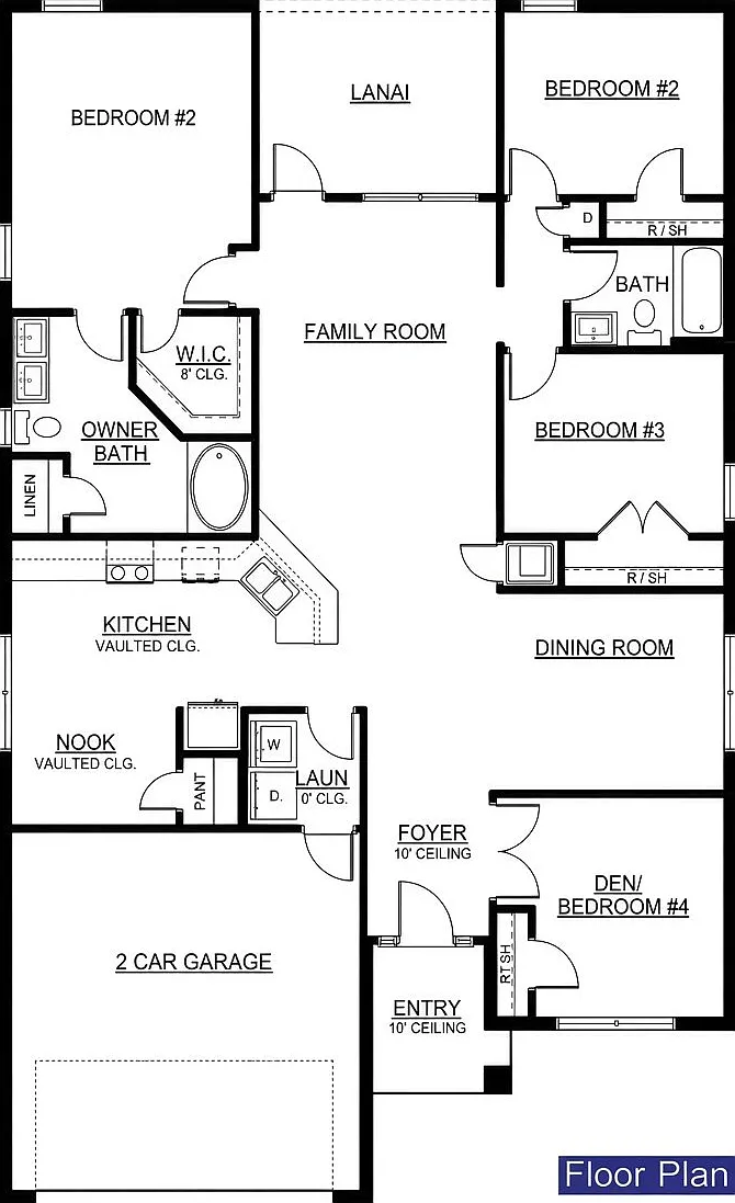 Spacious 4BR brick home with a 2-car garage, fireplace and level, private backyard. — Photo 1