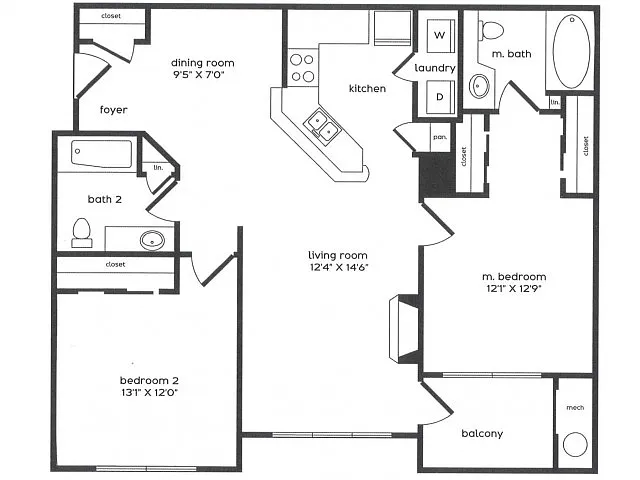 Floor plan Exult