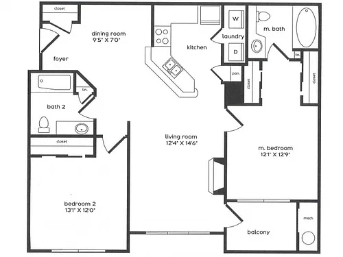 Floor plan Exult