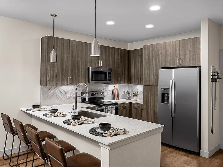 Sleek Resident Kitchen